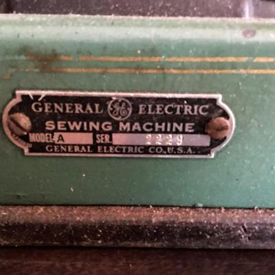 Very Rare Collectible GE Sewhandy Sewing Machine Model A Serial # 2229 With Case