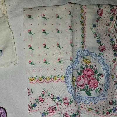 Collection of Vintage Scarves and Handkerchiefs