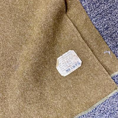 Army Green Wool Blanket #2