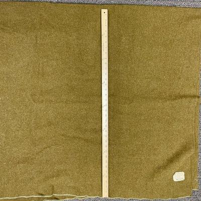 Army Green Wool Blanket #2