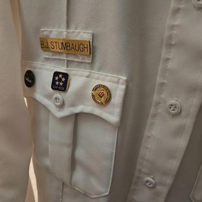 Small Women's Volunteer CHP Uniforms, CHP Polo Shirt and Medium Heavy CHP Windbreaker/Coat