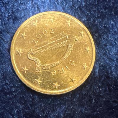 50 EUR CENT Coin ITALY 2002 RARE Marcus Aurelius