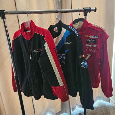 Lot of 3 Men's Racing Jackets Size L and XL
