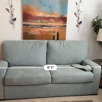 Relax the back sleeper sofa & Art lot
