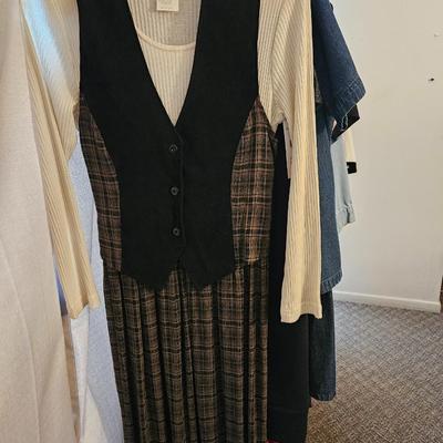 Mix of Vintage and Newer Dresses,