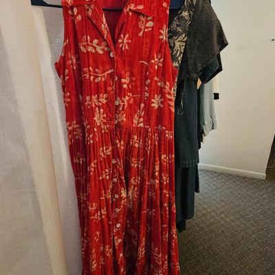 Mix of Vintage and Newer Dresses,