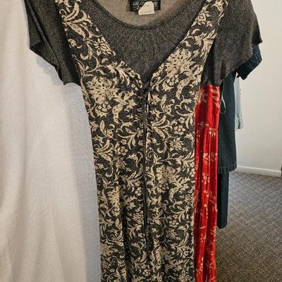 Mix of Vintage and Newer Dresses,