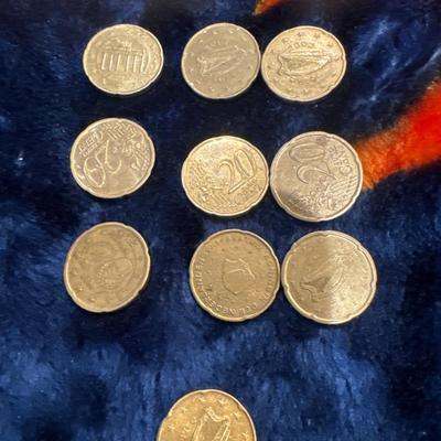 Lot of (10) 20 cent Euro Special Coin Currency Circulation KMS