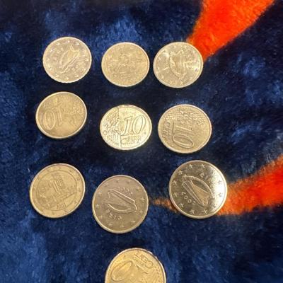 Lot of (10) 10 cent Euro Special Coin Currency Circulation KMS