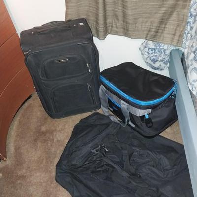DELSY SUITCASE ON WHEELS- DUFFLE BAG AND SOFT SIDE COOLER