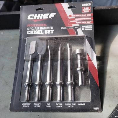 NEW CHISEL SET AND HAND TOOLS