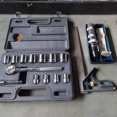 EVERCRAFT SOCKET SET - POCKET WRENCH AND LEVEL