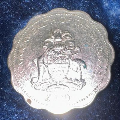 2000 Bahamas 10 cents, Royal Mint, high grade,