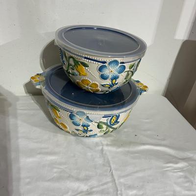 Temp-Tations Butterfly Garden Pattern Casserole Dishes & More (G-MG)