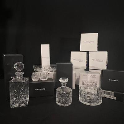 Decanters, Beer Steins & More - All Waterford Crystal, Includes New In Box (G-RG)