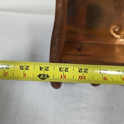 Art Deco Metal Coat/Wall Shelf Pineapple Design
