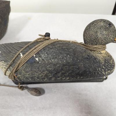 Pair Of Vintage Duck Decoys