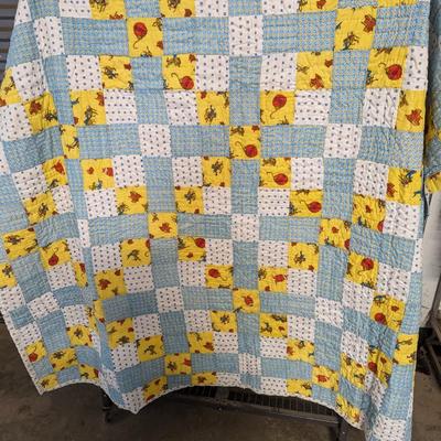 Hand Crafted Full Quilt Approx 80" x 68"