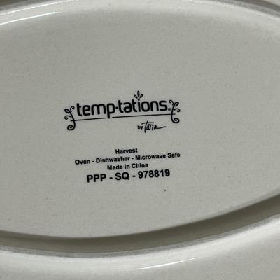 Fall Themed Collection of Temp-Tations Ceramic Dishes (G-MG)