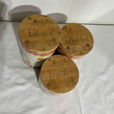 Fall Themed Collection of Temp-Tations Ceramic Dishes (G-MG)