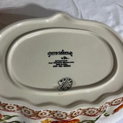 Fall Themed Collection of Temp-Tations Ceramic Dishes (G-MG)