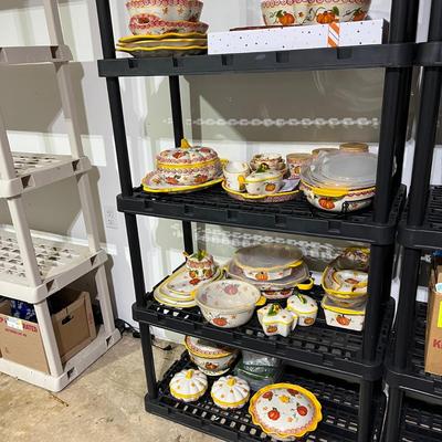 Fall Themed Collection of Temp-Tations Ceramic Dishes (G-MG)