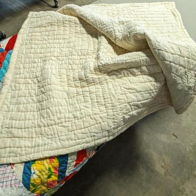 Hand Crafted Quilt Approx 70" x 80"