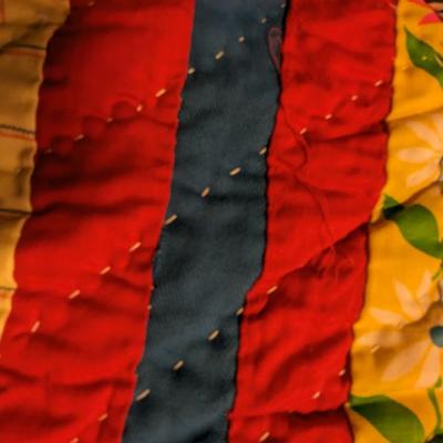 Hand Crafted Quilt Approx 70" x 80"