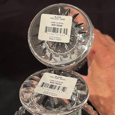 Lismore Waterford Crystal Bowls & Vase Plus More, New In Box (LR-RG)
