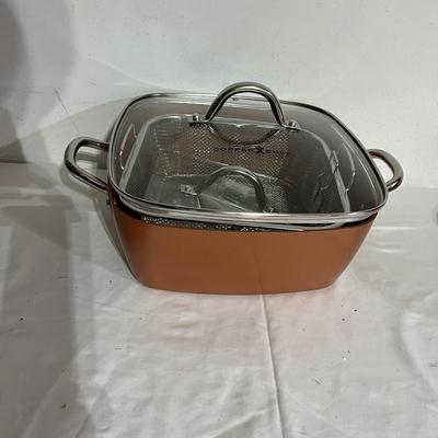 Copper Chef Induction Cooktop & Two Copper Chef Pans (G-MG)