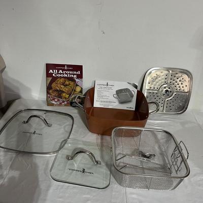 Copper Chef Induction Cooktop & Two Copper Chef Pans (G-MG)