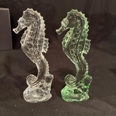 Seahorse Collection By Waterford Inc. Tom Brennan Signed Pedestal Bowl (LR-RG)