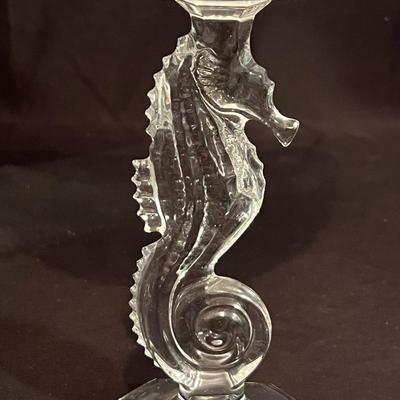 Seahorse Collection By Waterford Inc. Tom Brennan Signed Pedestal Bowl (LR-RG)