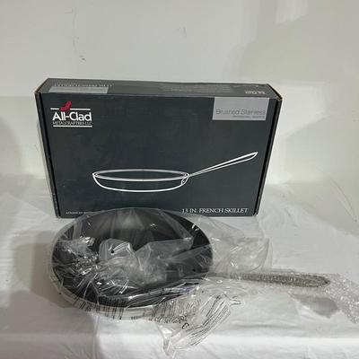 NIB All-Clad 13” French Skillet & Two Calphalon Pans (G-MG)