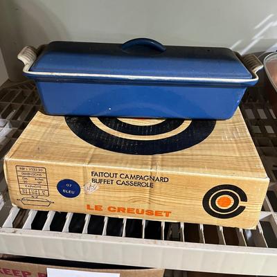 NIB Le Creuset Buffet Casserole Dish & Covered Dish (G-MG)