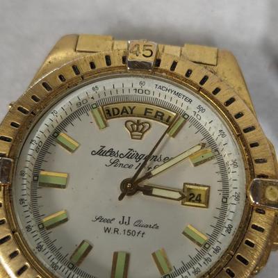 Assortment Of Watches Jules Jurgensen Elgin Swiss Gruen