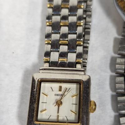 Assortment Of Watches Elgin Benrus Seiko Timex
