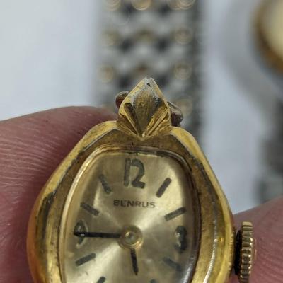 Assortment Of Watches Elgin Benrus Seiko Timex