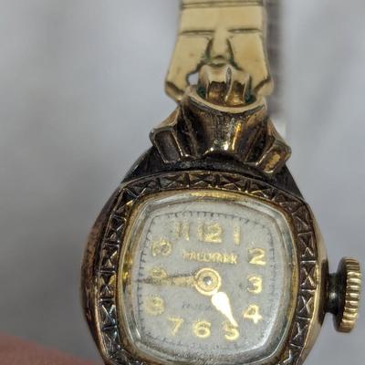 Vintage Hallmark Brand Swiss Ladies 10K Watch