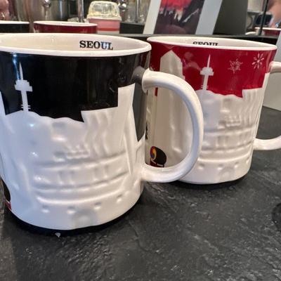 Seoul Starbucks mugs