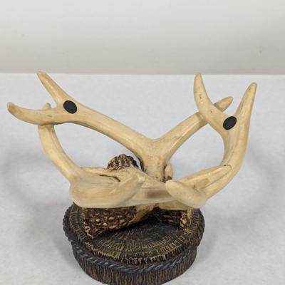 Antler Decor Decorative Centerpiece Bowl