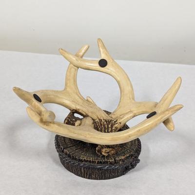 Antler Decor Decorative Centerpiece Bowl