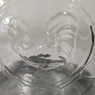Iced Tea Glass Container With Metal Stand