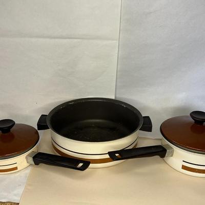 Vintage Regal Ware Cast Aluminum Nonstick Pots - 5 Pieces