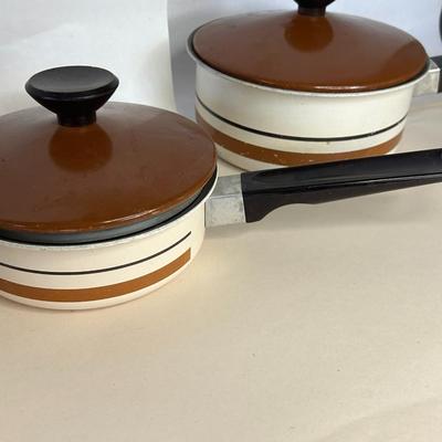 Vintage Regal Ware Cast Aluminum Nonstick Pots - 5 Pieces