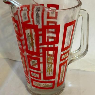 Vintage Mid-Century Cocktail Pitcher by Federal Glass