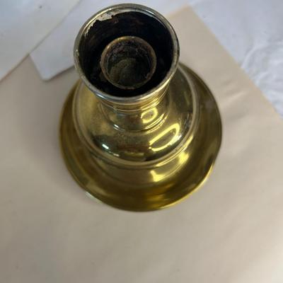 Vintage Large Brass Candle Holder