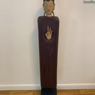 Wooden Budda Statue