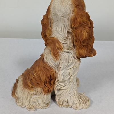 Spaniel Dog Resin Ceramic Figurine
