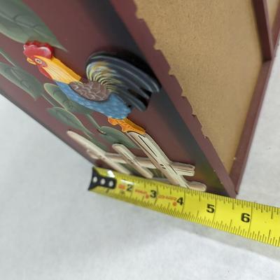 Wooden Barn Calendar With Day Dividers & Drawers